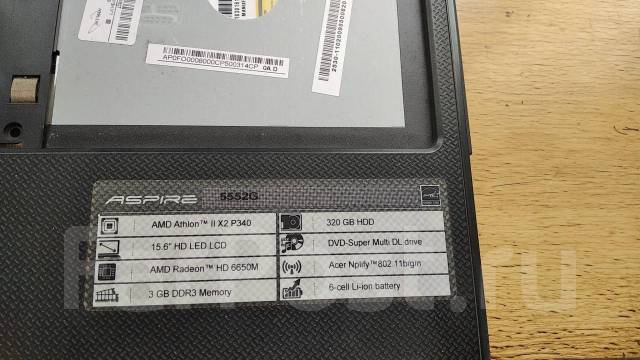 Acer aspire 5552g нет изображения