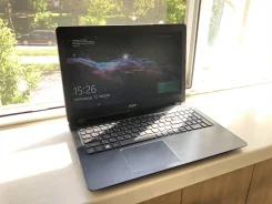 Acer Aspire F5. 15.6", 2,8����, ��� 8 ��, ���� 512���, WiFi, Bluetooth, ����������� �� 2��. ����