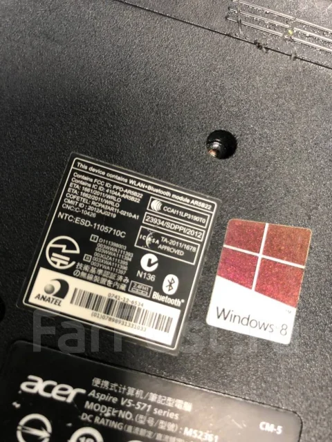 Acer Aspire V5. 15.6", WiFi: 1, Bluetooth: 1 ����
