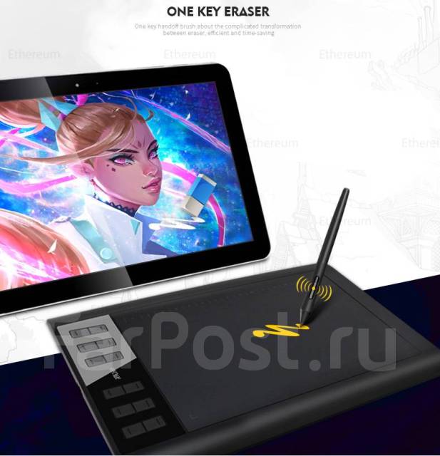 Графический планшет Gaomon (Huion) 1060 pro, новый, в наличии. Цена: 2 ...