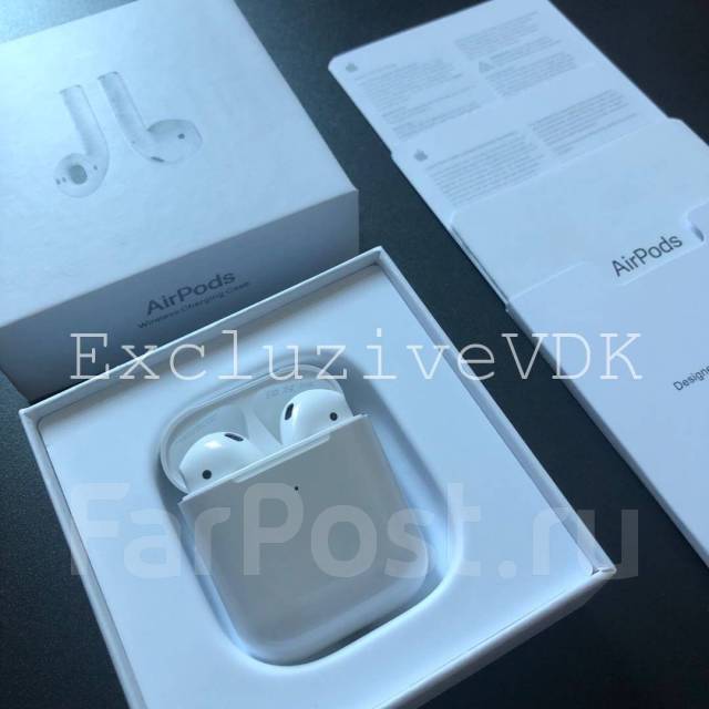 Беспроводные наушники Apple Airpods 2 "Оригинал" 1:1 ! Доставка, новый ...