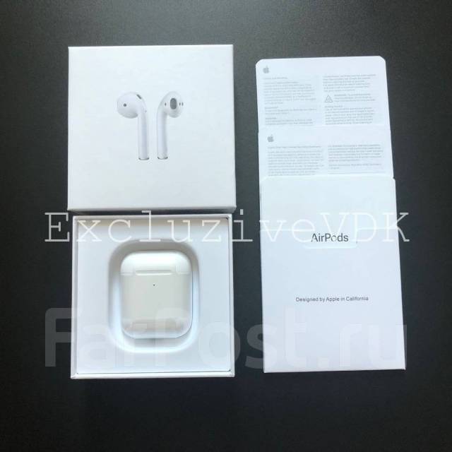 Беспроводные наушники Apple Airpods 2 "Оригинал" 1:1 ! Доставка, новый ...