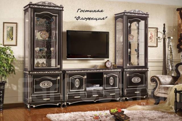 Гостиный гарнитур "Флоренция" Модульная система. Массив ясеня, новый ...