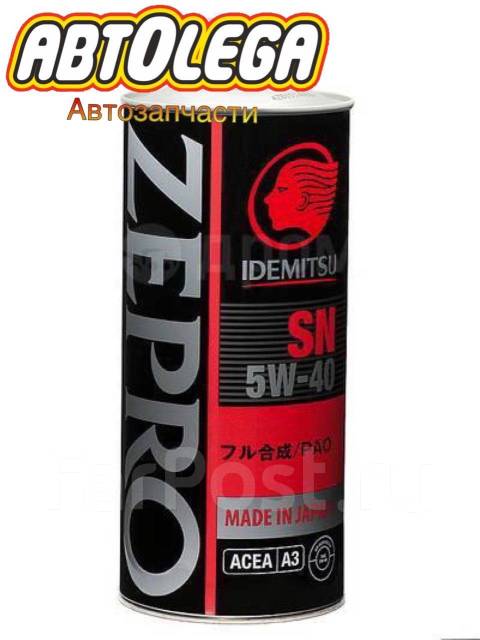 Вмпавто масло 5w40 синтетика цена. Idemitsu Zepro Racing SN 5w40. Idemitsu Zepro Racing 5w-40. Idemitsu 5/40 Zepro Racing 1л. Масло моторное 5w-40 Zepro Racing.