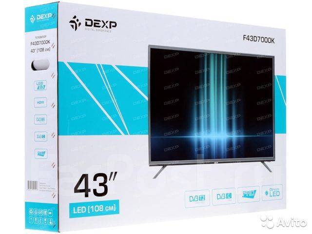 LED-телевизор DEXP U55D7100E черный - DNS