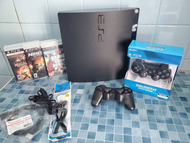 Sony Playstation 3 Ps3 Slim 3 Gb 0 Igr 5v1 Igrovye Pristavki I Konsoli Vo Vladivostoke