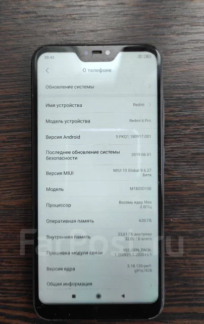 Xiaomi Redmi 6 Pro. �/�, ������, 3G, 4G LTE, Dual-SIM ����