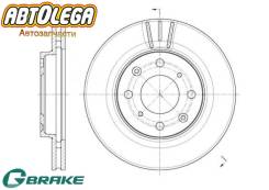 ���� ��������� G-brake Honda FIT/JAZZ GD# L15/L13 4WD 01-07/LOGO GA3 GR-20188 ����