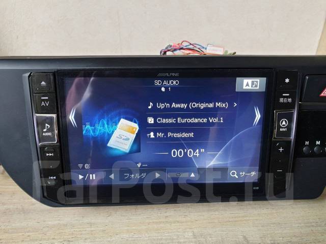 Alpine EX8 aqua DVD SD USB Bluetooth 30 000