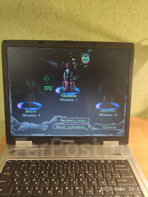 Toshiba Satellite L20. 15", 1 860����, ��� 512 ��, ���� 60���, WiFi: 1, Bluetooth: 1, ����������� �� 1��. ����
