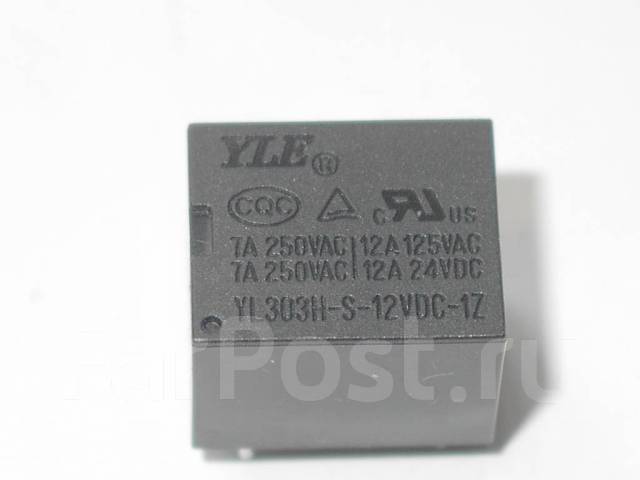 Схема реле yl303h s 12vdc 1h