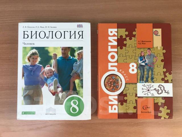 Биология 8 класс. Колесов, маш,Беляев 