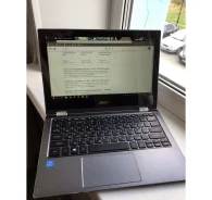 Acer Spin 1. 11.6", 2,5����, ��� 4 ��, ���� 128���, WiFi: 1, Bluetooth: 1, ����������� �� 8��. ����