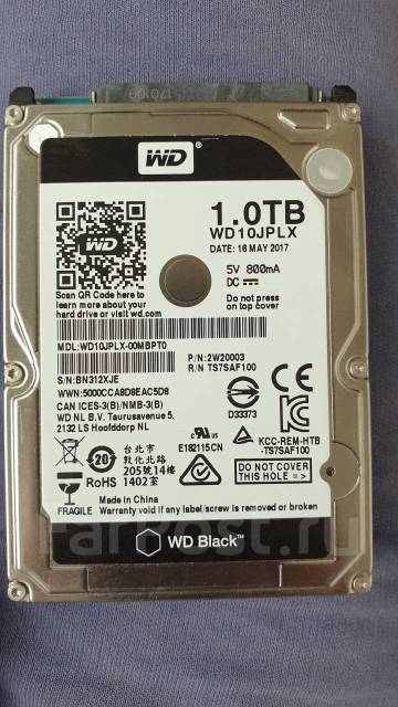 Продам жесткий диск 2.5" 1Tb, 700 Гб, SATA, б/у, в наличии. Цена: 600 ...