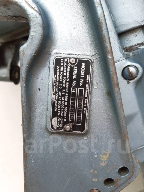 Evinrude. 9,9��.�., 2-�������, ����������, ���� L (508 ��), 1984 ��� ����