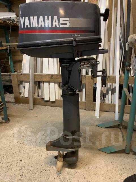 Yamaha 5 во Владивостоке, 5,00 л.с. L (508 мм), 1994 год, бензиновый, 2 ...