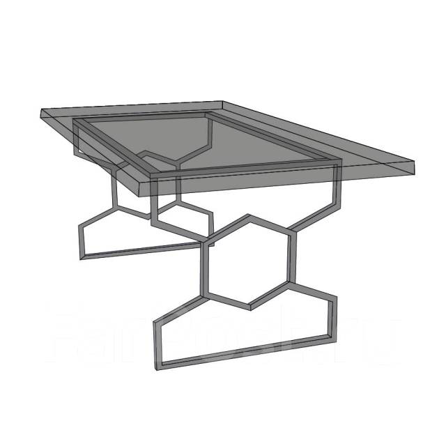 Чертеж стола из металла