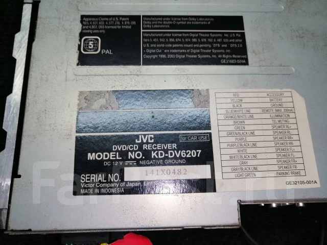 Магнитола jvc kd dv6207 инструкция на русском
