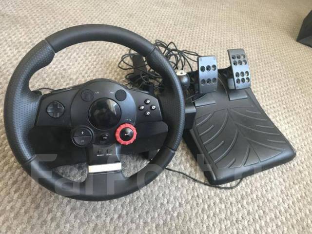 Как подключить руль logitech driving force gt к компьютеру