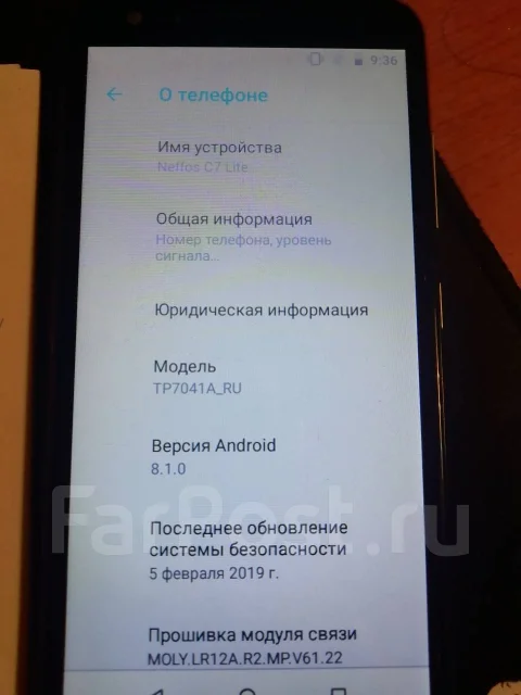 Neffos C7 Lite. ����� ����