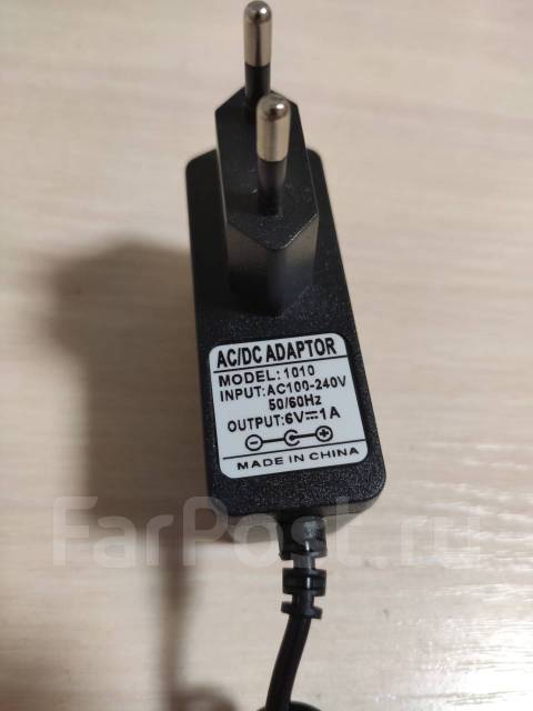 Блок питания (Адаптер) 6в 1а 5.5мм 6v 1a тонометр, Omron AND Microlife ...