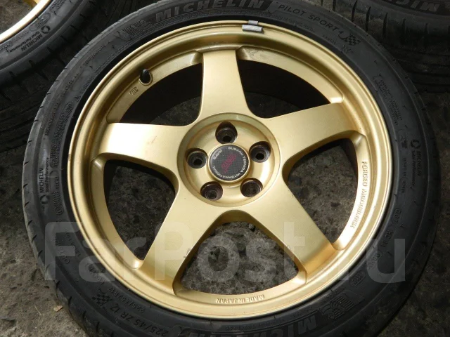Rays RE B20 Sti R17 x 7J +48, 5*100 Резина 225/45/17 |VSG|, 17