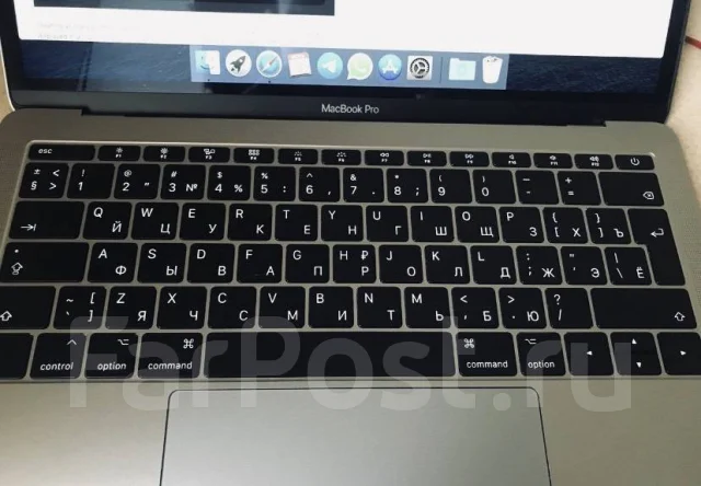 Apple MacBook Pro 13 2017 Mid MPXT2. 13.3", 2,3����, ��� 8 ��, ���� 256���, WiFi: 1, Bluetooth: 1, ����������� �� 10��. ����