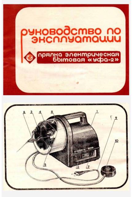 Прялка Электрическая Уфа 2 (Электропрялка), Б/У, В Наличии. Цена.