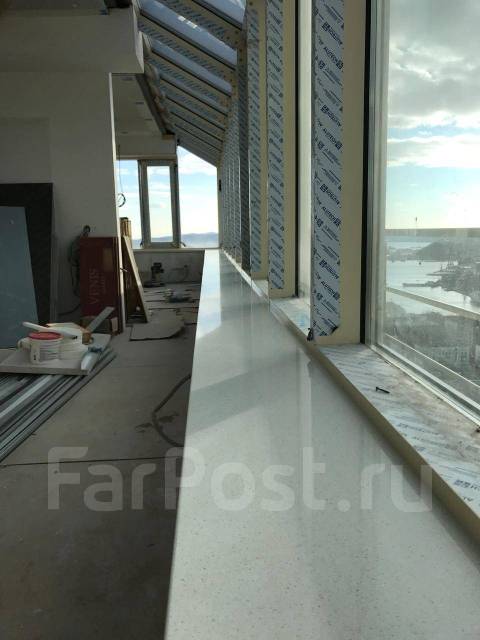 Изготовление подоконников из искусственного камня (акрил, кварц) во ...