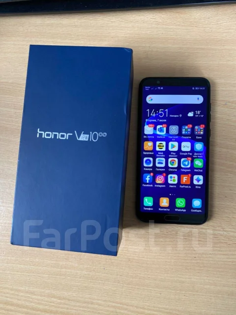Honor View 10. �/�, ������, 4G LTE, Dual-SIM, NFC ����
