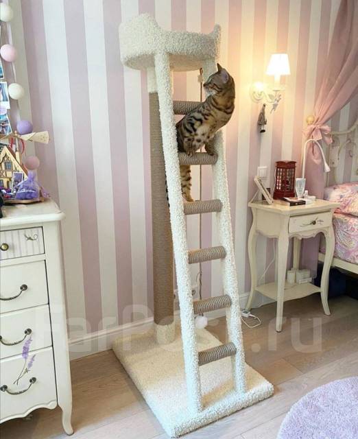 Лежанка когтеточка лестница для большой кошки, в наличии. Цена: 10 500 ...