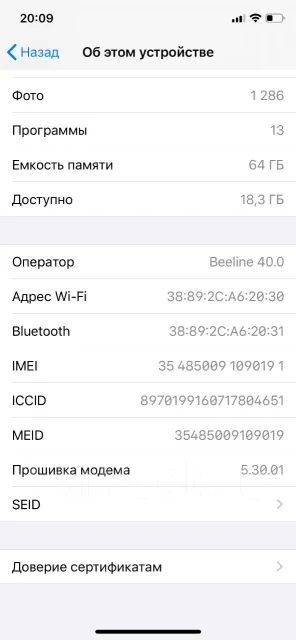Apple iPhone X. �/�, ������, 3G, 4G LTE, ���������� ����
