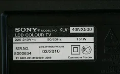 Sony KLV-40NX500 ����