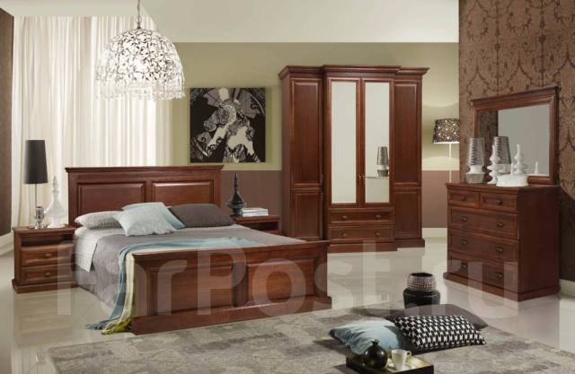 Спальный гарнитур "Олимпия" Модульная система. Массив ясеня - Мебель во ...