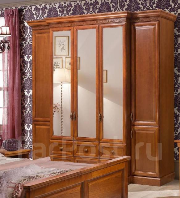 Спальный гарнитур "Олимпия" Модульная система. Массив ясеня, новый, под ...