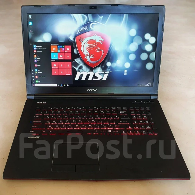 MSI GE72 2QE Apache. 17.3", 3,6����, ��� 16 ��, ���� 500���, WiFi: 1, Bluetooth: 1, ����������� �� 3��. ����