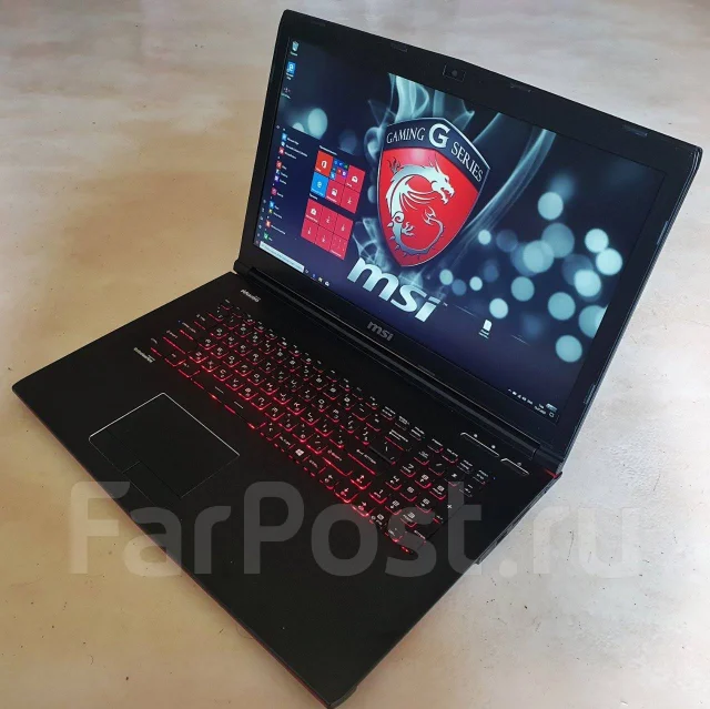 MSI GE72 2QE Apache. 17.3", 3,6����, ��� 16 ��, ���� 500���, WiFi: 1, Bluetooth: 1, ����������� �� 3��. ����