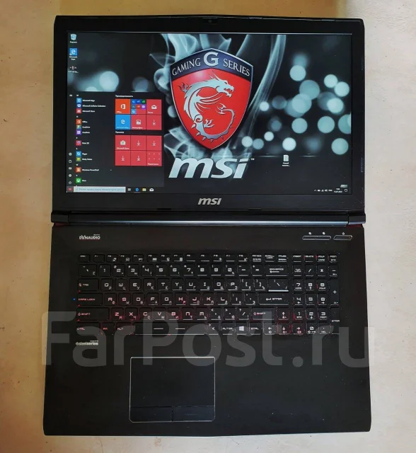 MSI GE72 2QE Apache. 17.3", 3,6����, ��� 16 ��, ���� 500���, WiFi: 1, Bluetooth: 1, ����������� �� 3��. ����