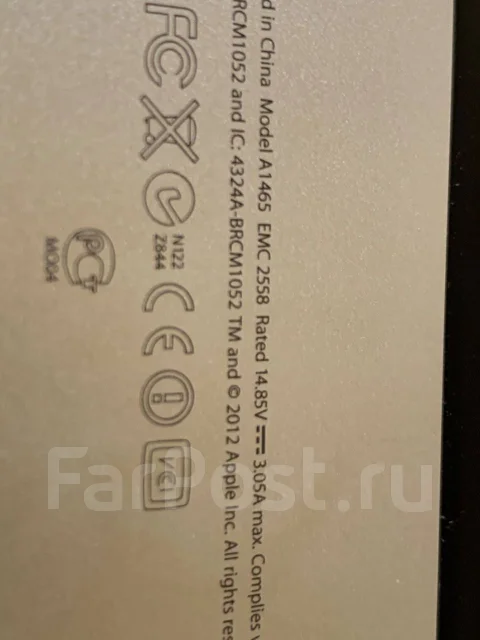 Apple MacBook Air 11. 11", 1,7����, ��� 4 ��, ���� 128���, WiFi: 1, Bluetooth: 1, ����������� �� 10��. ����