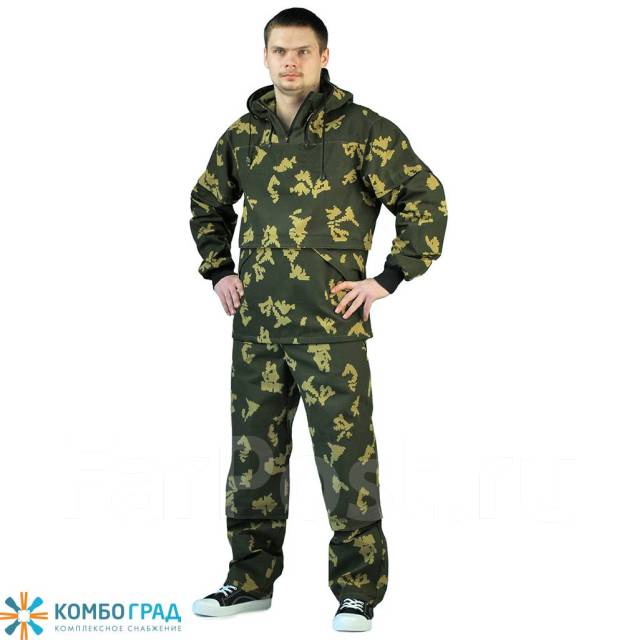 Костюм "Противоэнцифалитный" тк. Тиси сорочечная (Граница хаки), новый ...