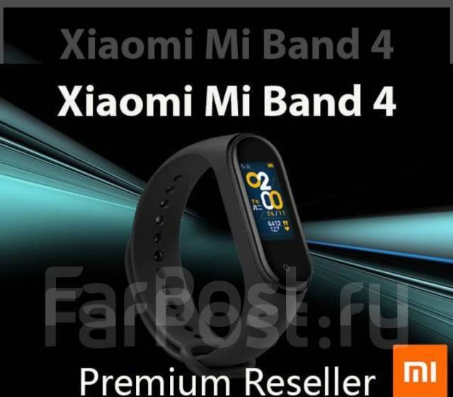 Фитнес-браслет Xiaomi Mi Band 4 Black (черный). Оригинал - Умные часы и ...
