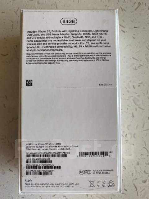 Apple iPhone SE 2020. �����, �����, ������, 3G, 4G LTE, ����������, ���������, NFC ����