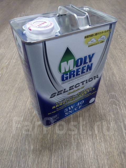 Моторное масло Molygreen Selection SN/CF 5W40, синтетическое, 4,00 л ...