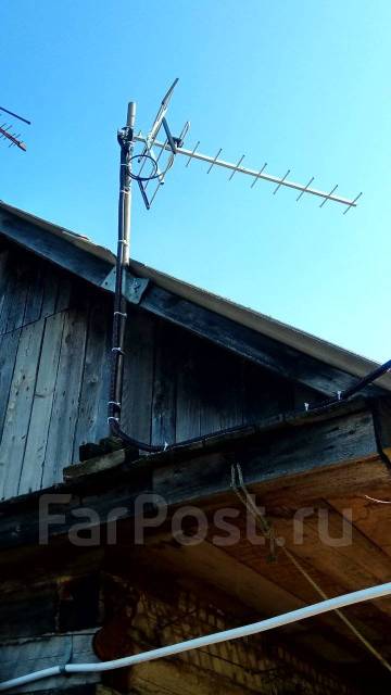 Установка антенн 20 бесплатных цифровых ТВ каналов во Владивостоке