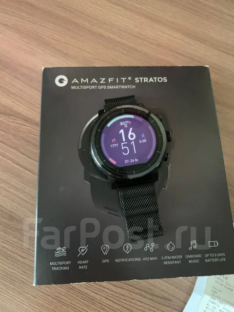 Amazfit Stratos. GPS, IP67 ����