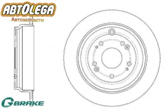 ���� ��������� ������ G-brake Honda CR-V III RE5, 07- GR-12041 ����