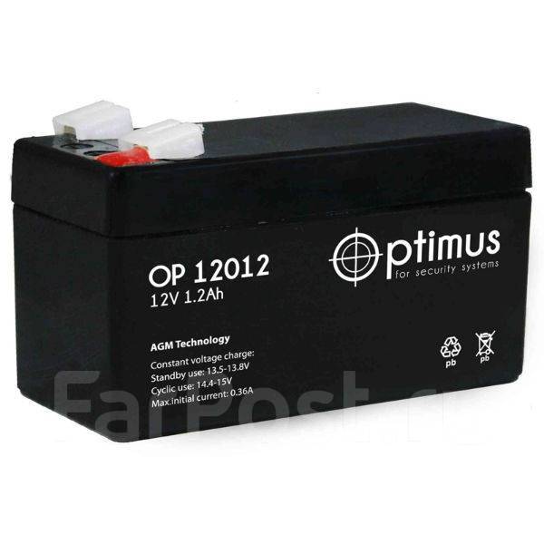 Аккумулятор optimus op 1207