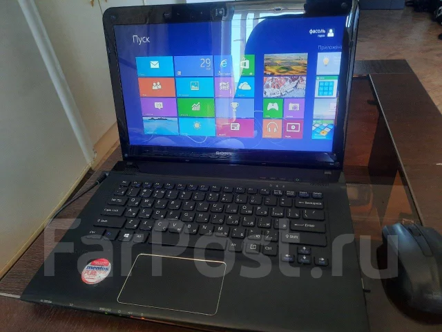 Sony VAIO. 2,4����, ��� 4 ��, ���� 320���, WiFi: 1, Bluetooth: 1, ����������� �� 4��. ����