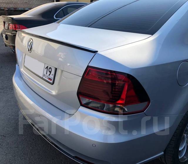 Лип спойлер "RedLine" VW Polo (Фольксваген Поло) седан 2010г-выше ...