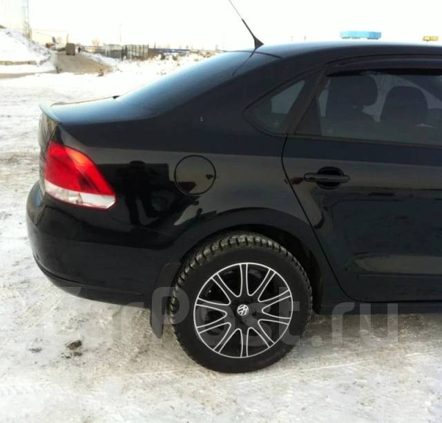 Лип спойлер "RedLine" VW Polo (Фольксваген Поло) седан 2010г-выше ...
